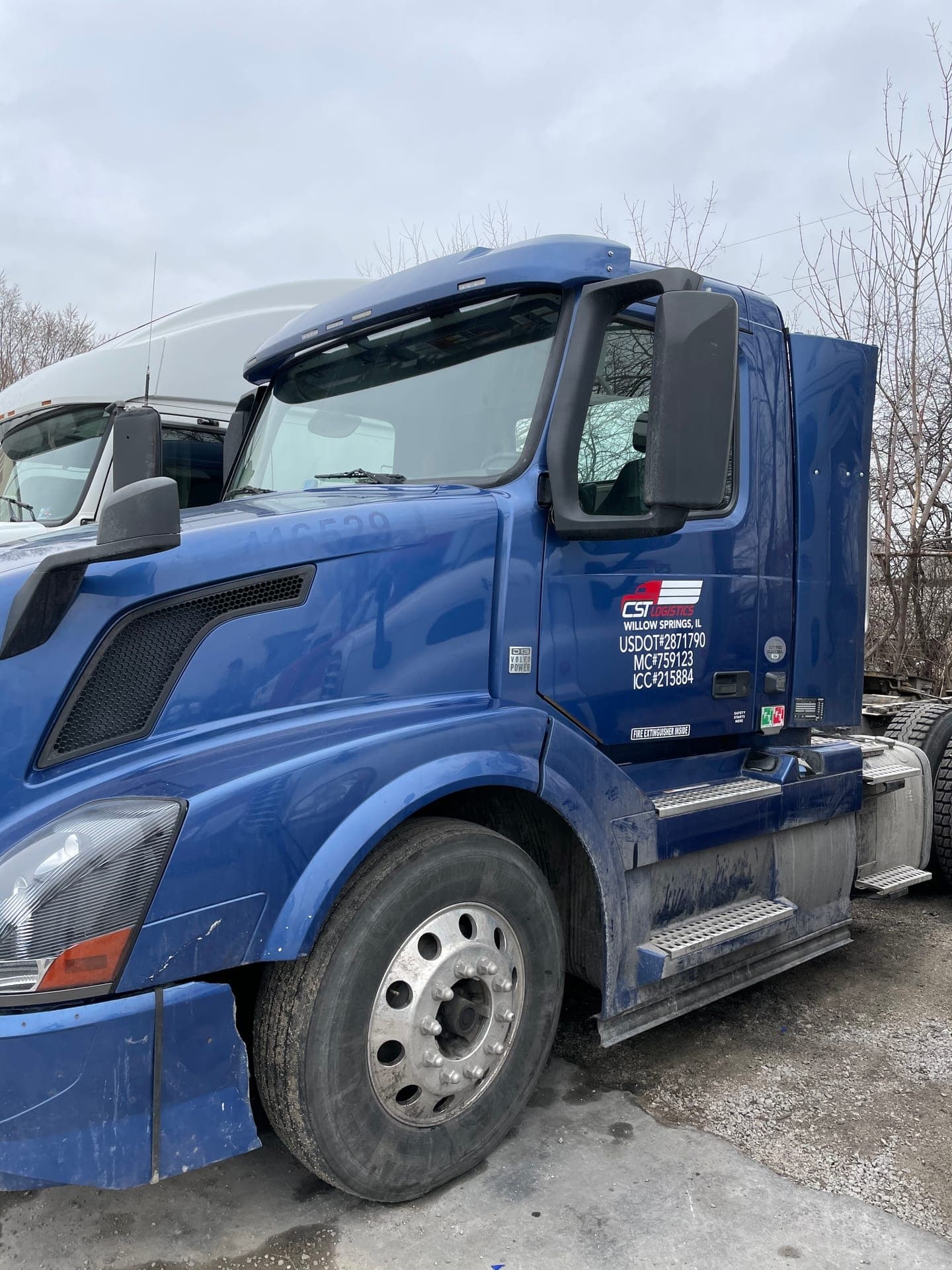 CST Logistics fleet truck on the road